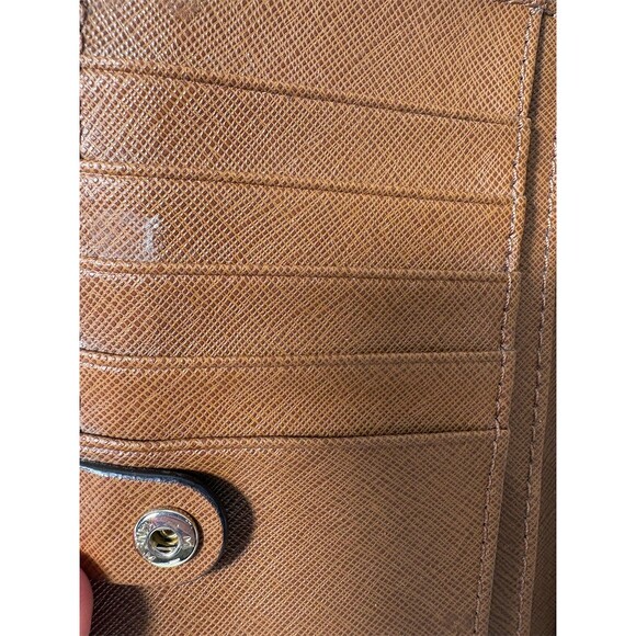 Michael Kors Wallet Womens One Size Brown Bifold Snap ID Window Card Slots - Picture 7 of 7